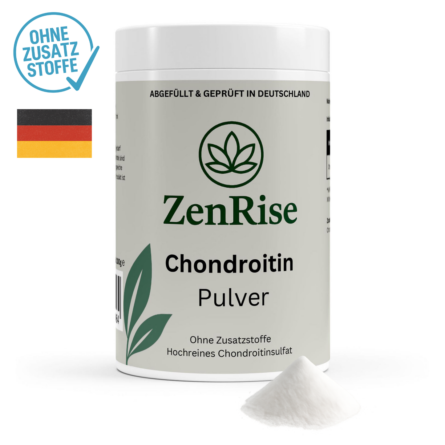 ZenRise Chondroitinsulfat – 100 g | Reines Pulver für Gelenke & Bindegewebe
